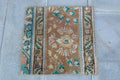 Vintage Turkish Mini Rug 1.6 x 1.6 ft