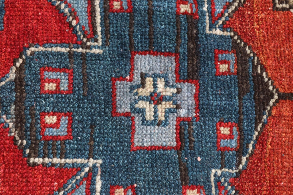 Vintage Turkish Mini Rug 1.2 x 2.5 ft