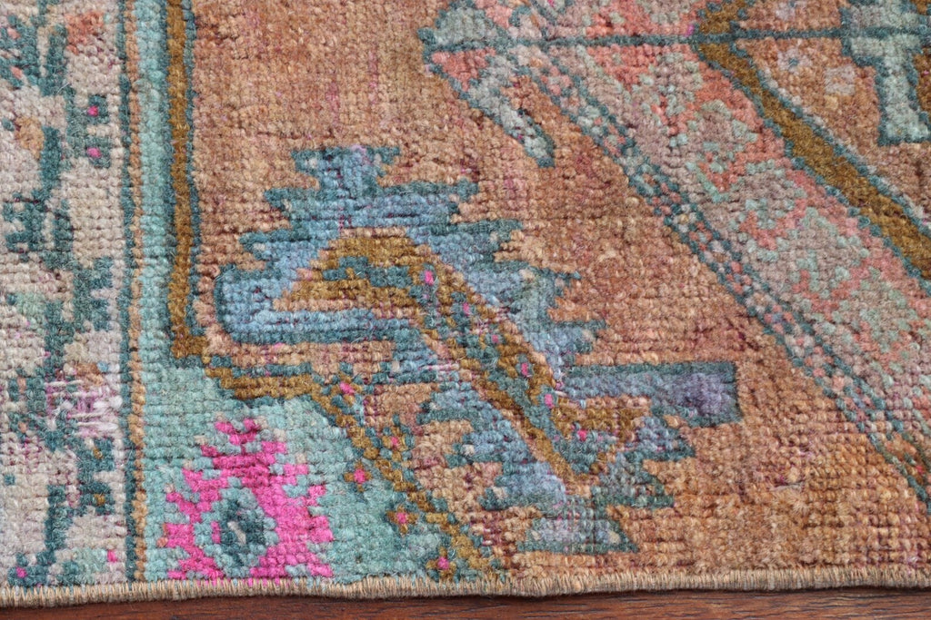 Vintage Turkish Mini Rug 1 x 2.7 ft