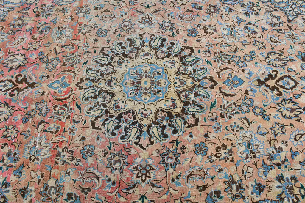 XL Vintage Turkish Accent Area Rug 6.4 x 11.5 ft