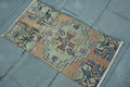 Vintage Turkish Mini Rug 1.4 x 2.6 ft