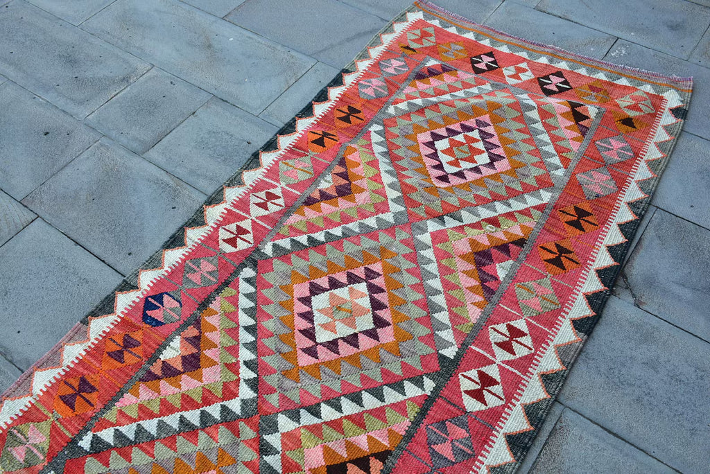 Vintage Persian Runner Rug 3.1 x 9.2 ft