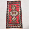Vintage Turkish Mini Rug 1.8 x 3.2 ft