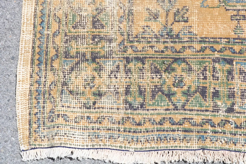 Vintage Persian Accent Area Rug 4.5 x 11.7 ft