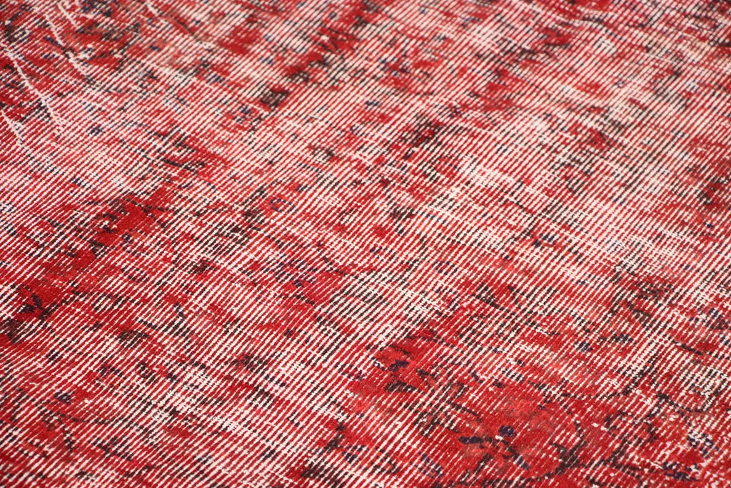 Vintage Turkish Accent Area rug 4.5 x 8.3 ft