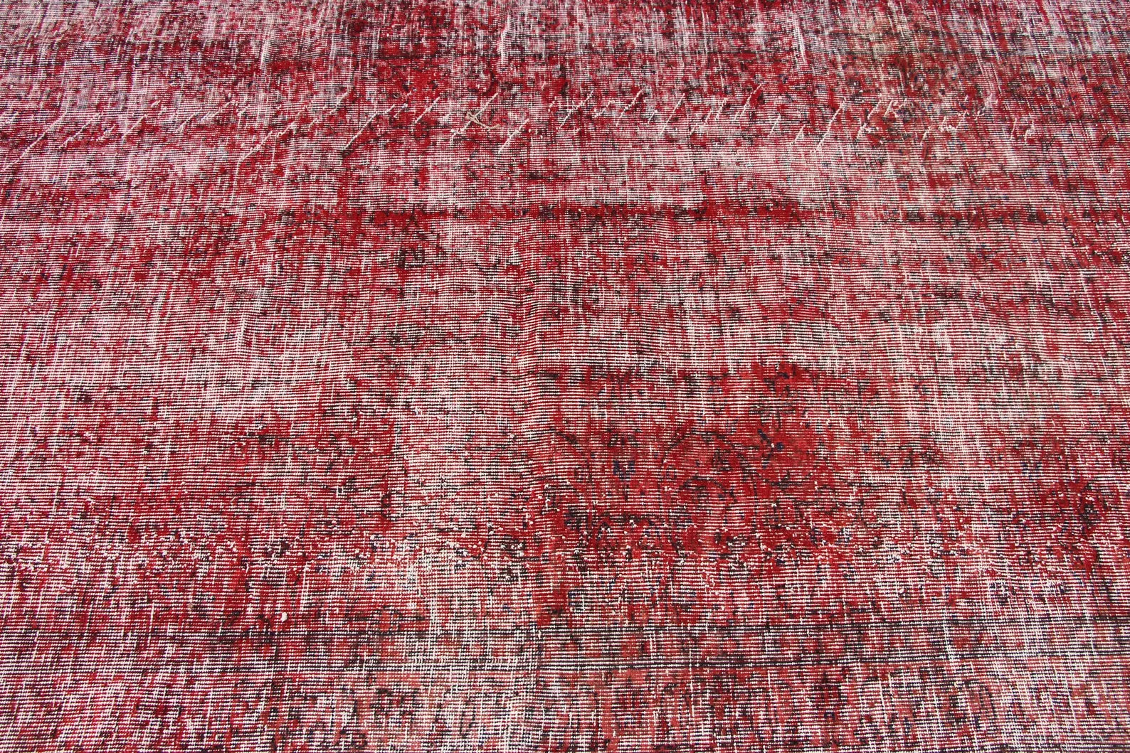 Vintage Turkish Accent Area rug 4.5 x 8.3 ft