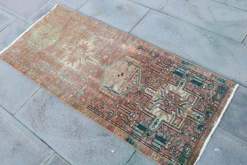 Vintage Persian Runner Rug 2.1 x 4.9 ft