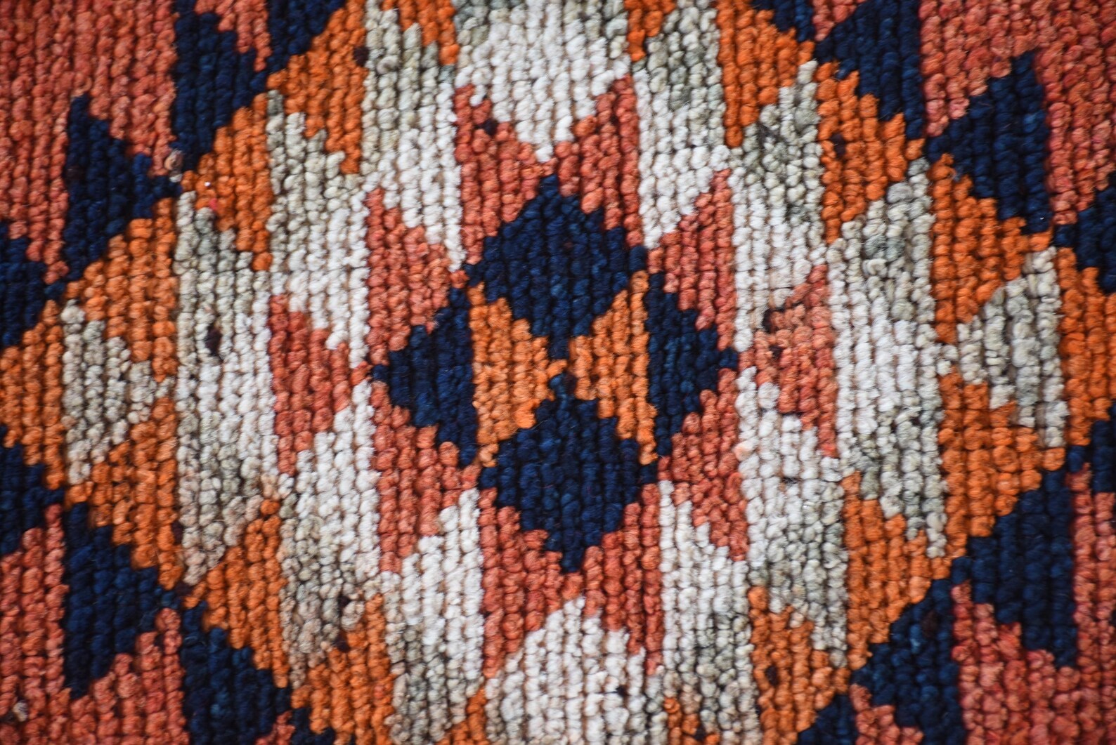 Vintage Turkish Runner Rug 2.3 x 10.6 ft