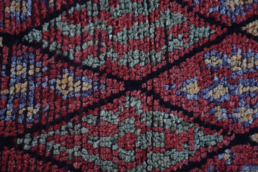 Vintage Turkish Runner Rug 2.7 x 13.3 ft