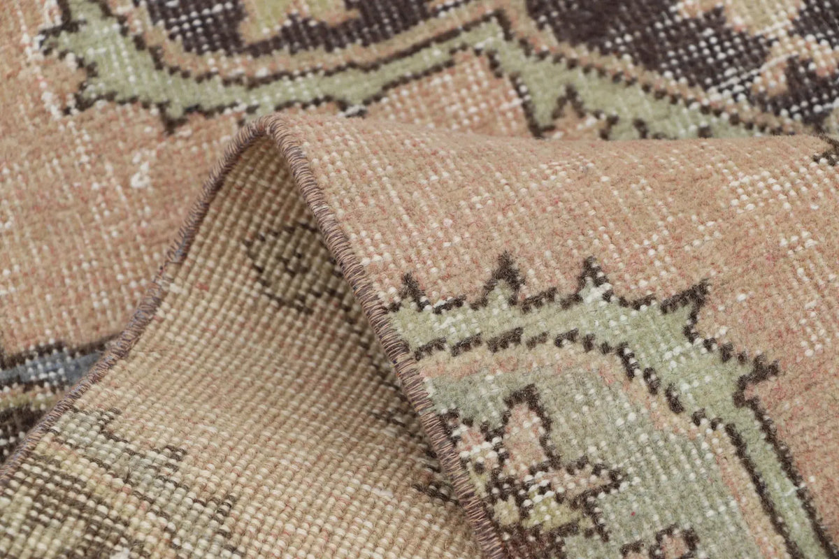 Vintage Turkish Runner Rug 2.7 x 12 ft