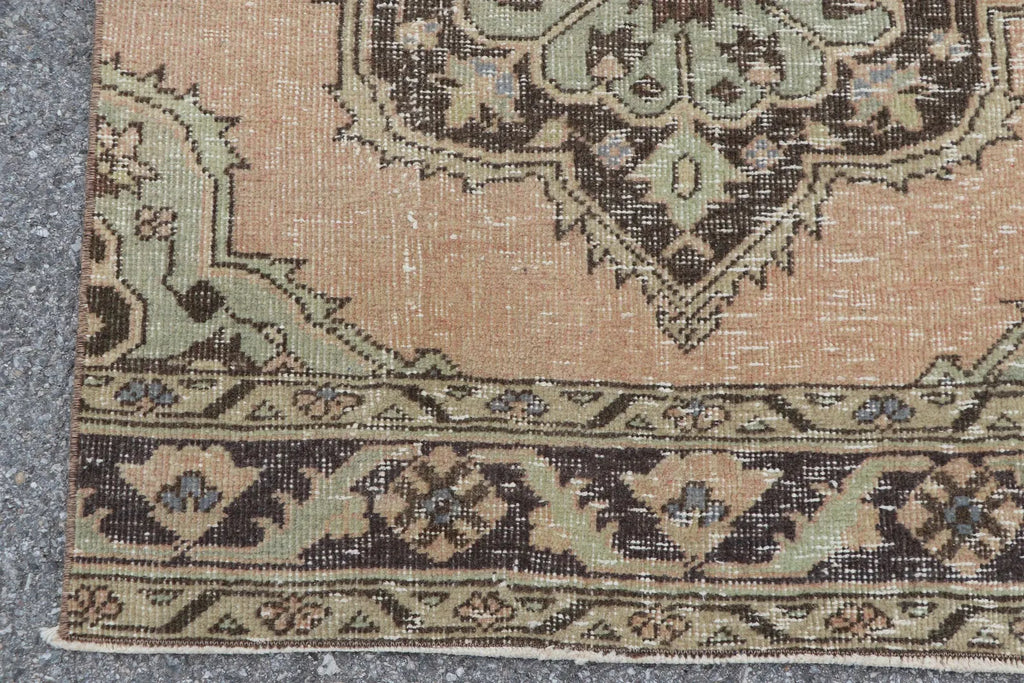 Vintage Turkish Runner Rug 2.7 x 12 ft