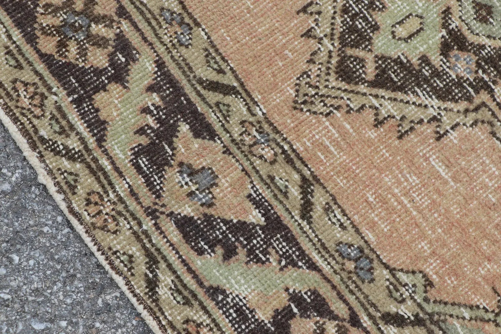 Vintage Turkish Runner Rug 2.7 x 12 ft