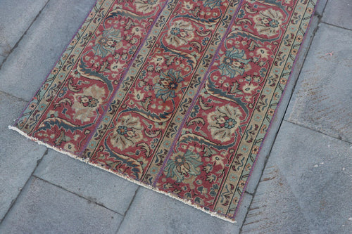 Vintage Turkish Accent Area rug 2.3 x 4 ft