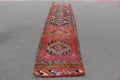 Vintage Turkish Runner Rug 2.6 x 10.6 ft