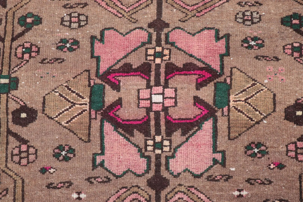 Vintage Persian Accent Area Rug 3.4 x 10.3 ft