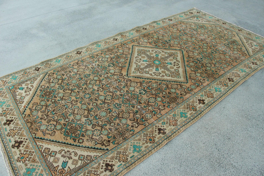 XL Vintage Persian Accent Area Rug 5.1 x 10 ft