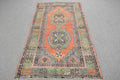 Vintage Turkish Accent Area rug 3.5 x 6.5 ft