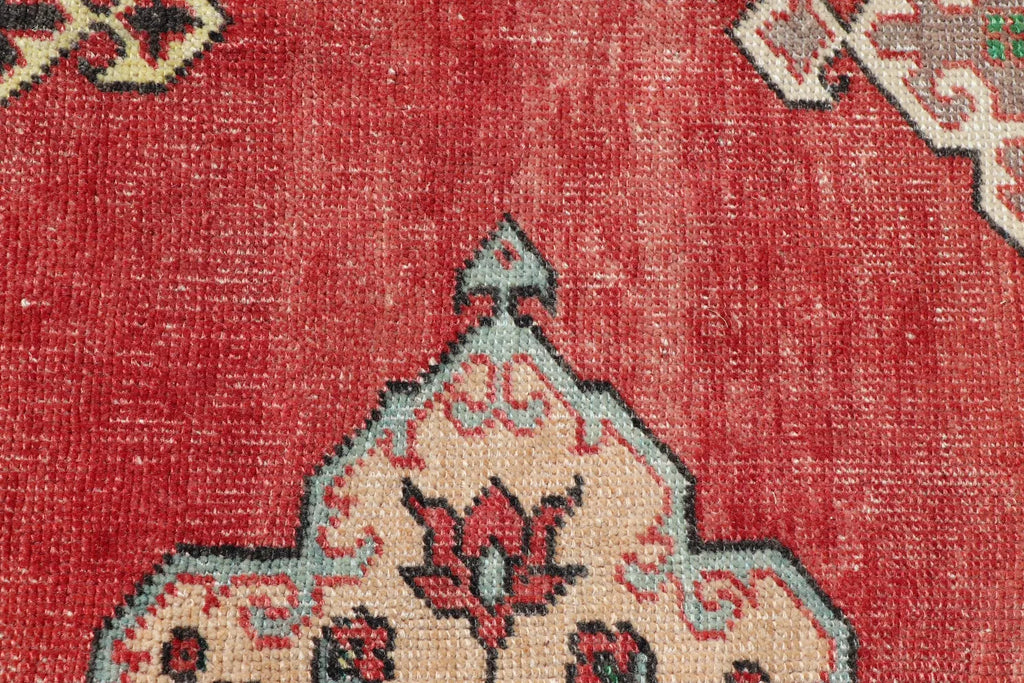XL Vintage Turkish Accent Area Rug 4.9 x 11.2 ft