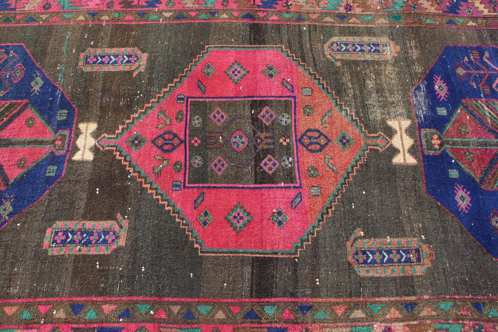 Vintage Persian Accent Area rug 4.3 x 10.7 ft