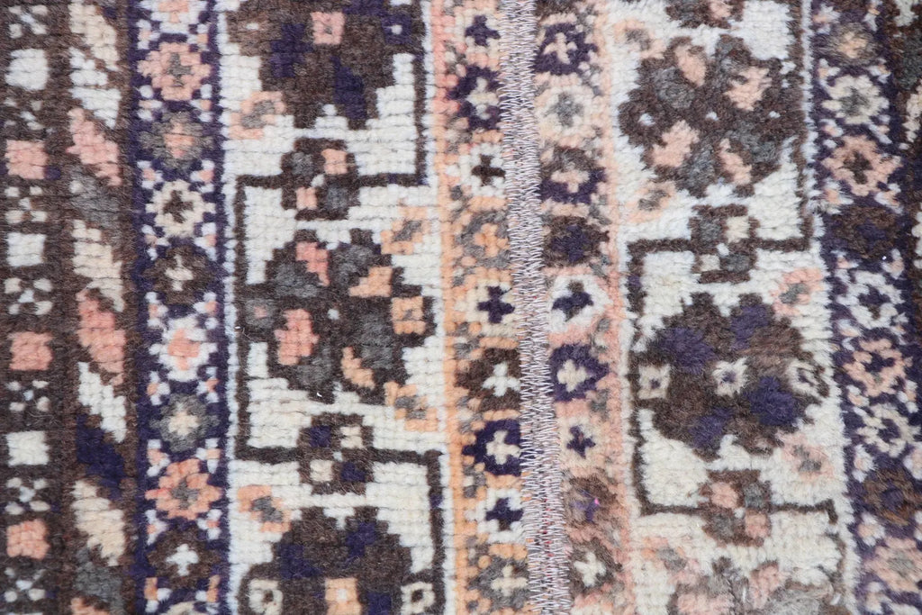 Vintage Turkish Runner Rug 1.4 x 4.3 ft