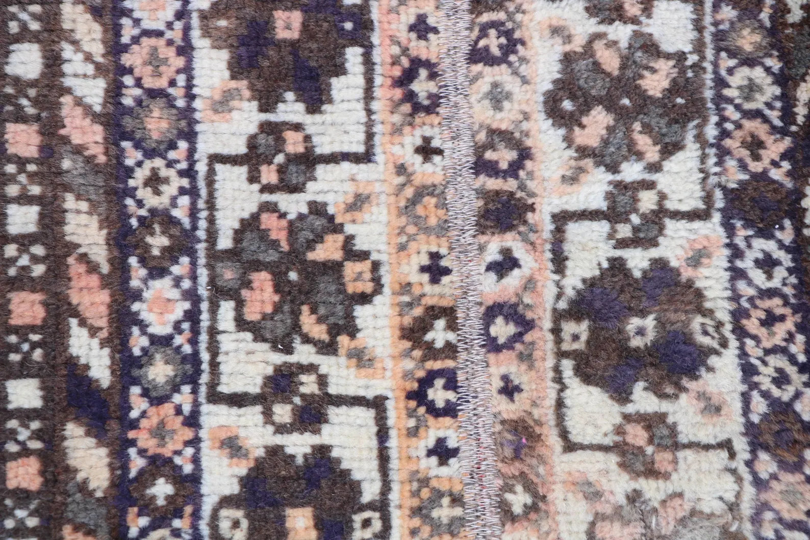 Vintage Turkish Runner Rug 1.4 x 4.3 ft