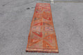 Vintage Turkish Runner Rug 2.4 x 9.8 ft