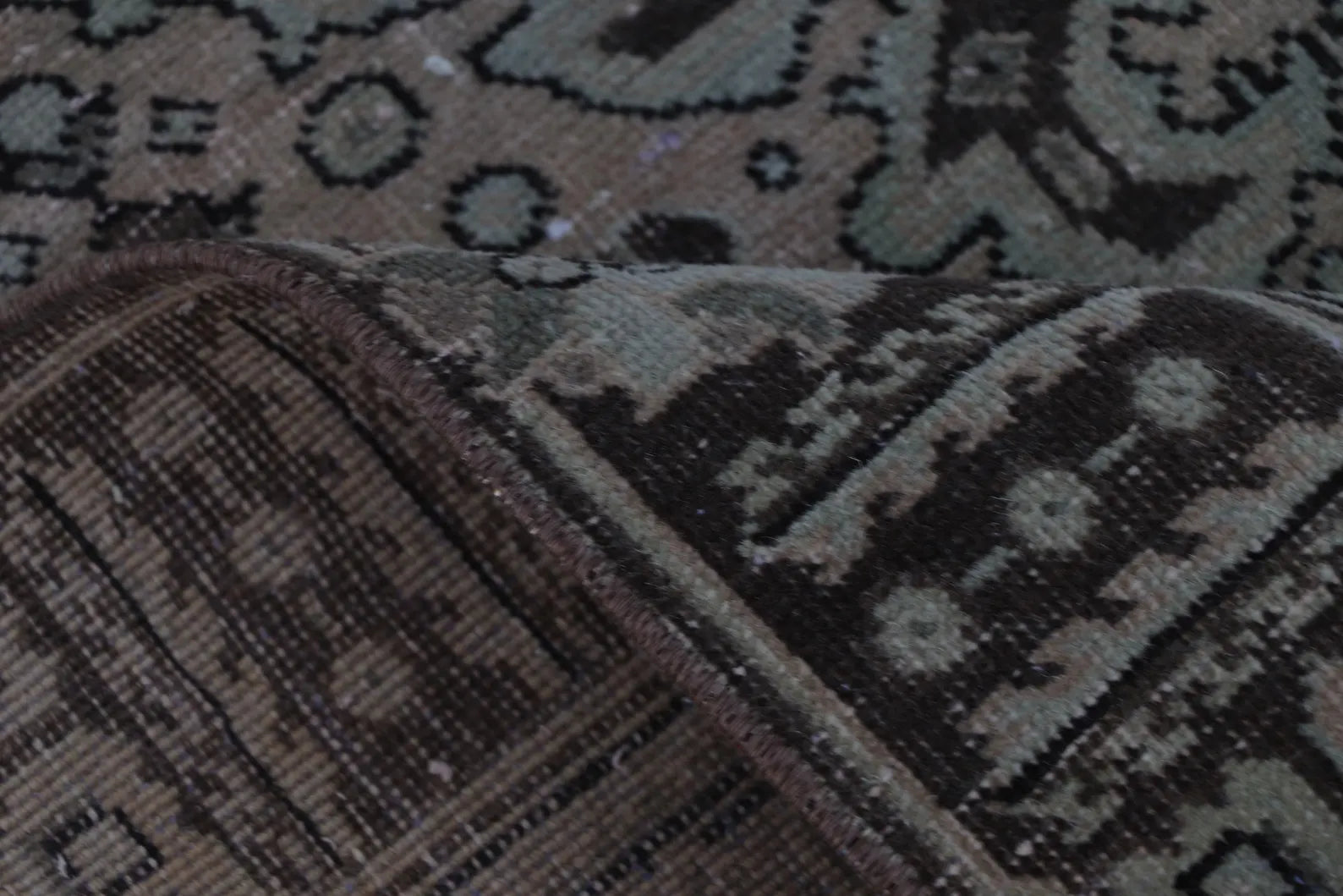 XL Vintage Persian Accent Area Rug 6.2 x 9.6 ft