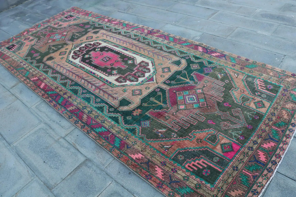 XL Vintage Persian Runner Rug 4.9 x 11.2 ft