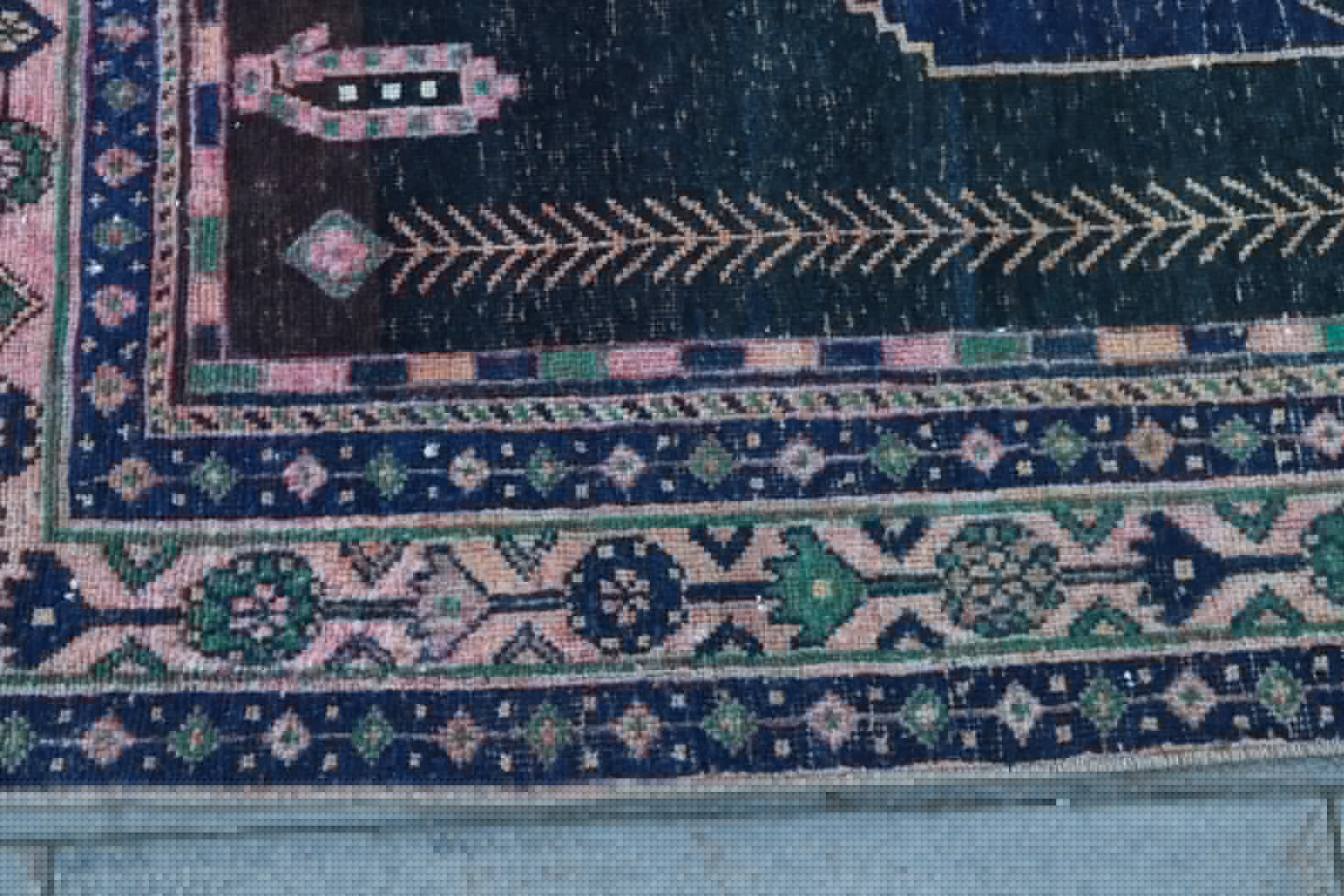 XL Vintage Persian Runner Rug 4.7 x 10.3 ft