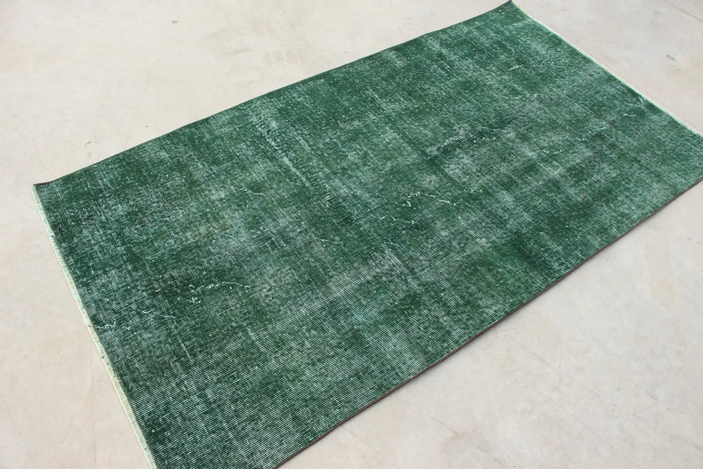 Vintage Turkish Accent Area rug 3.6 x 6.5 ft