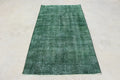 Vintage Turkish Accent Area rug 3.6 x 6.5 ft