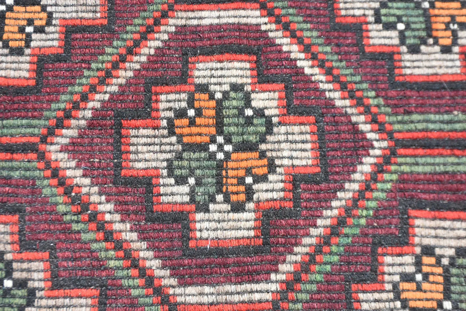 Vintage Turkish Runner Rug 3.5 x 10.6 ft