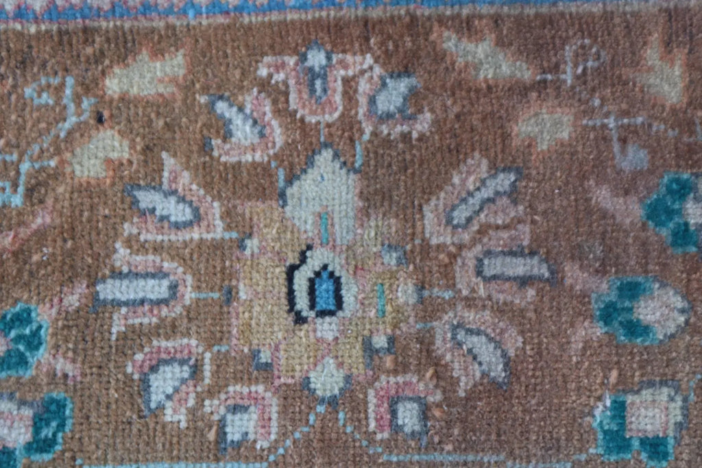 Vintage Turkish Mini Rug 1.6 x 1.6 ft