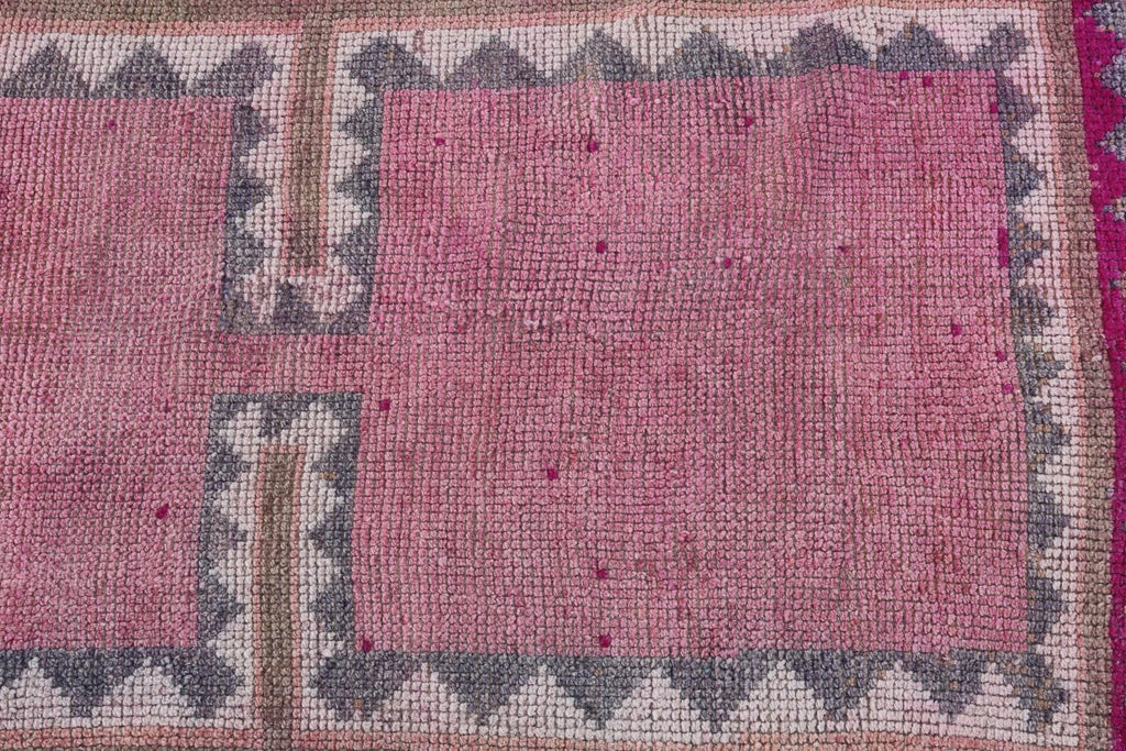 Vintage Turkish Runner Rug 2.7 x 10.6 ft