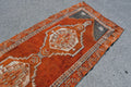 Vintage Turkish Runner Rug 3.6 x 11.4 ft