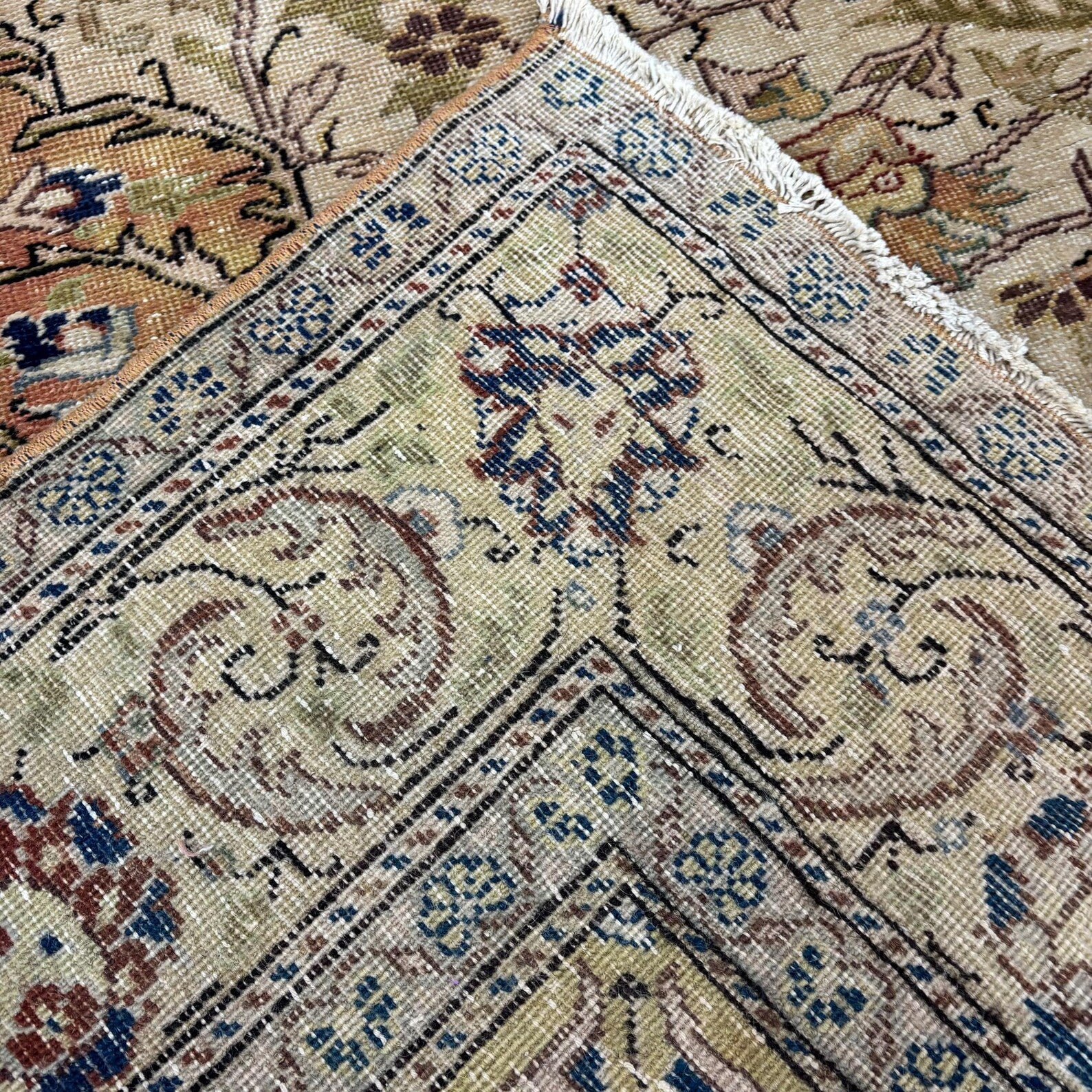 XL Vintage Persian Accent Area Rug 6.3 x 10 ft