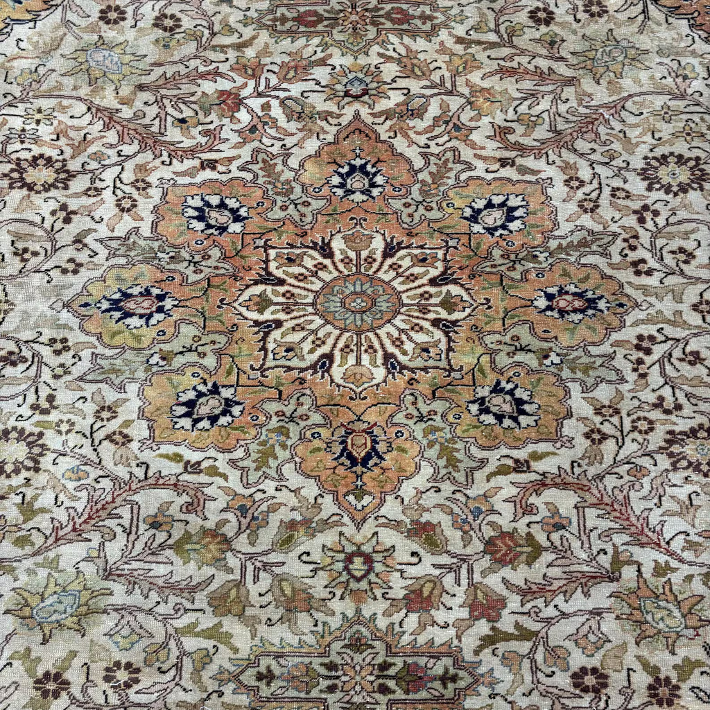 XL Vintage Persian Accent Area Rug 6.3 x 10 ft