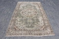 Vintage Turkish Accent Area rug 4.9 x 8 ft