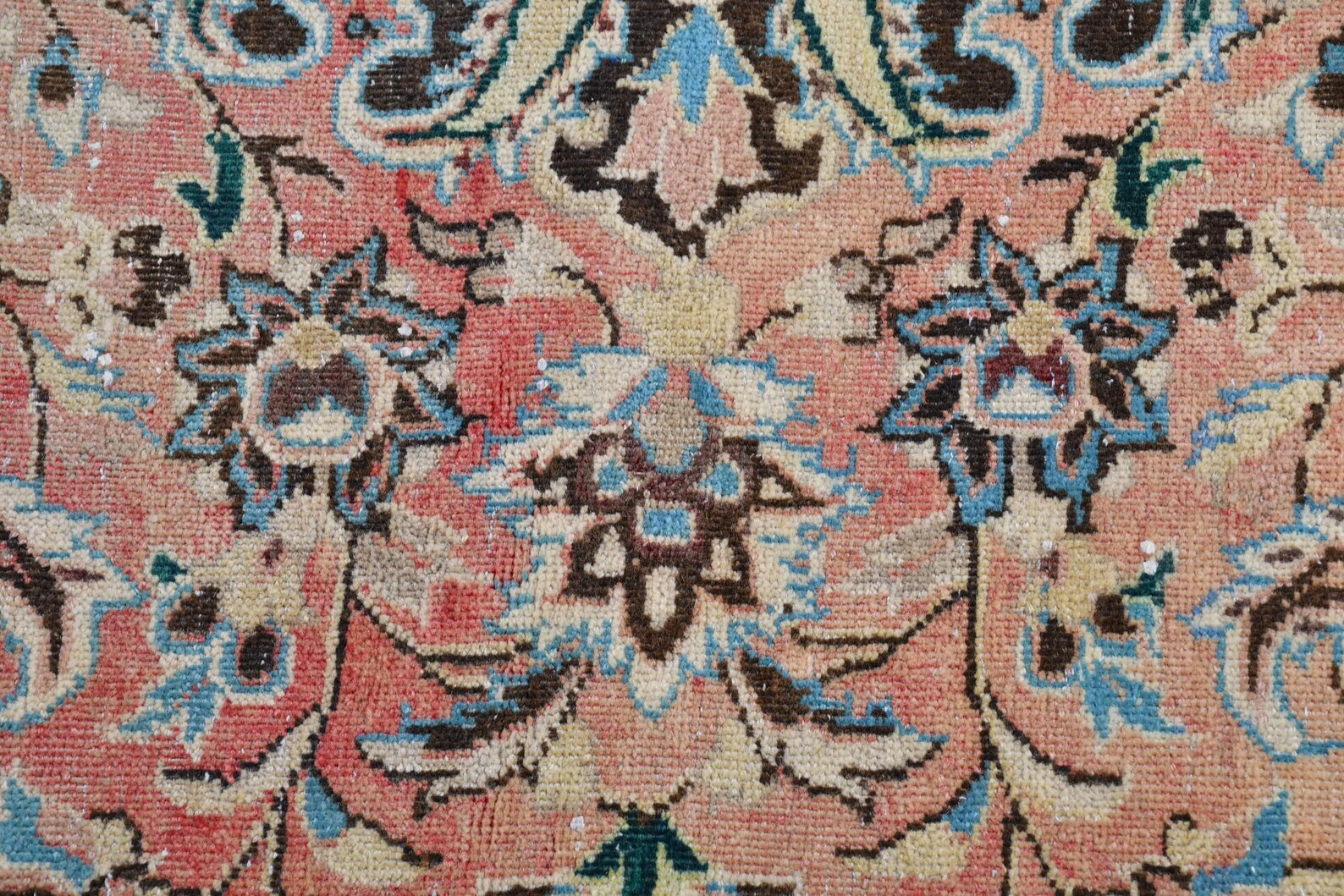 XL Vintage Turkish Accent Area Rug 6.4 x 11.5 ft