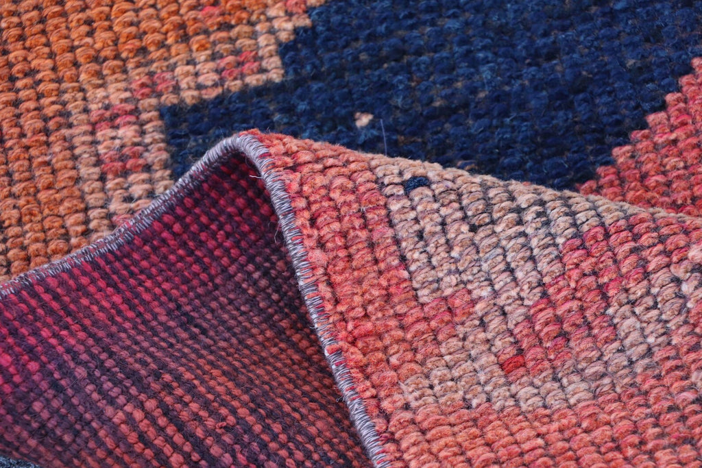 Vintage Turkish Runner rug 3.1 x 11.3 ft