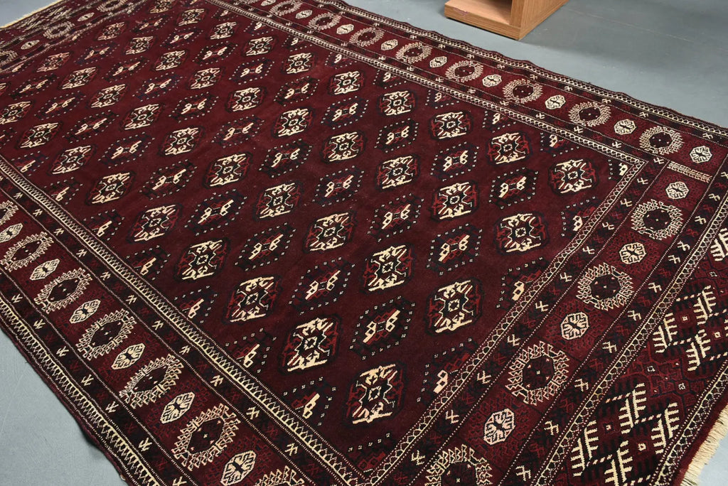 XL Vintage Bokhara Accent Area rug 6.6 x 11.7 ft