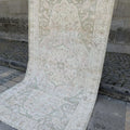 Vintage Turkish Accent Area rug 4 x 8.2 ft