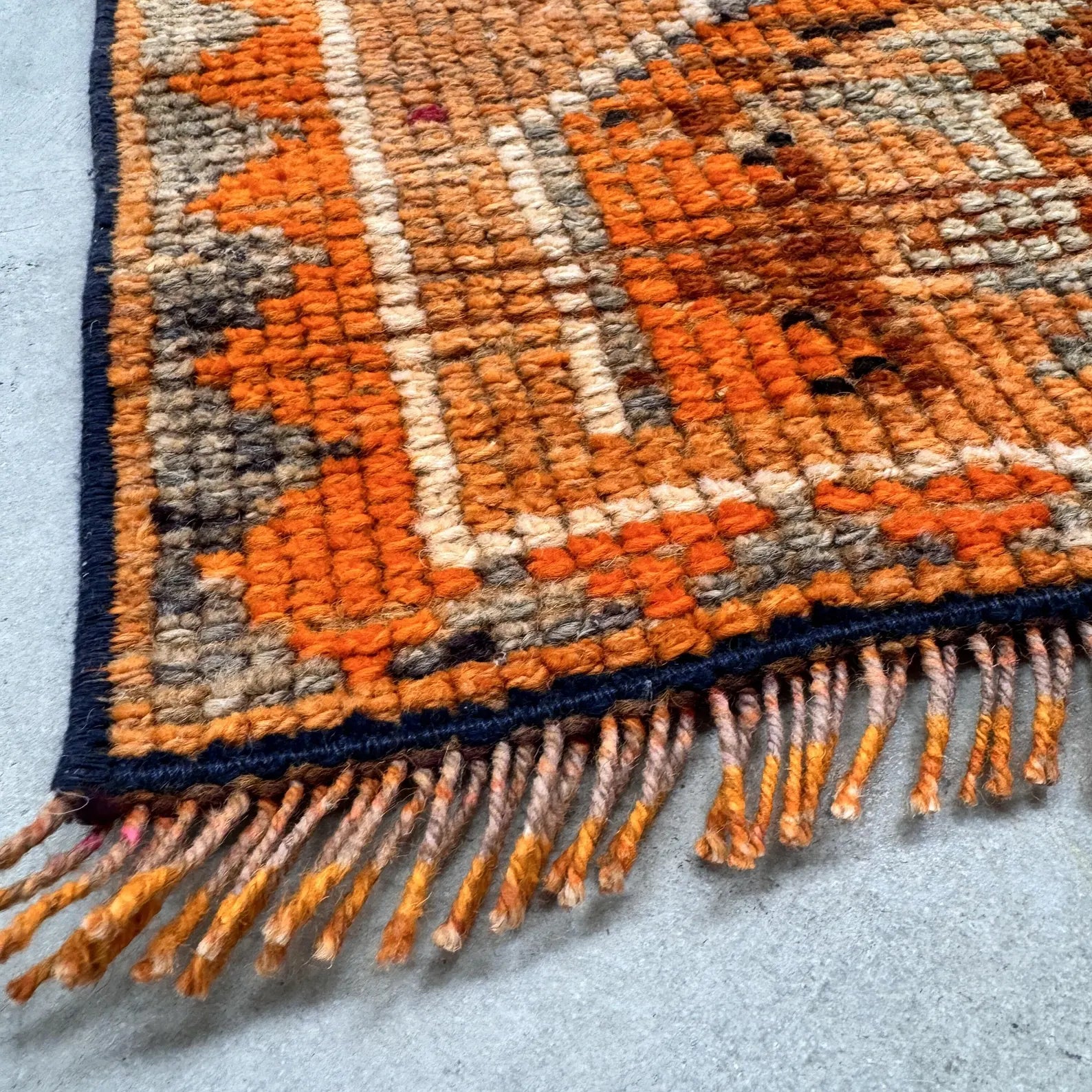 Vintage Turkish Runner Rug 2.6 x 12.3 ft