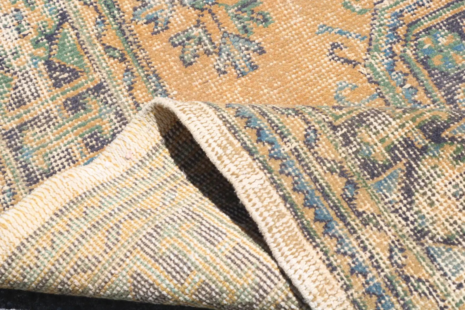 Vintage Persian Accent Area Rug 4.5 x 11.7 ft