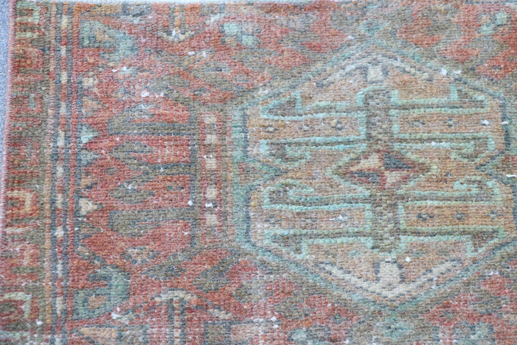 Vintage Persian Runner Rug 2.1 x 4.9 ft