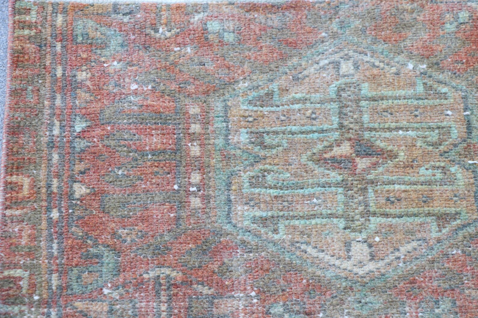 Vintage Persian Runner Rug 2.1 x 4.9 ft