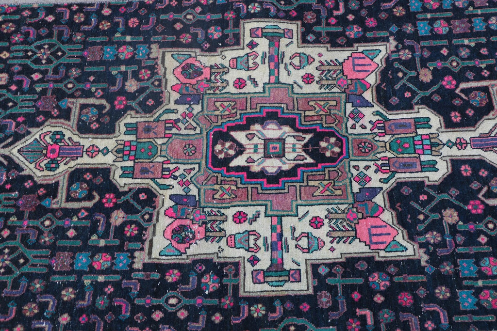 Vintage Persian Runner Rug 2.6 x 10.9 ft