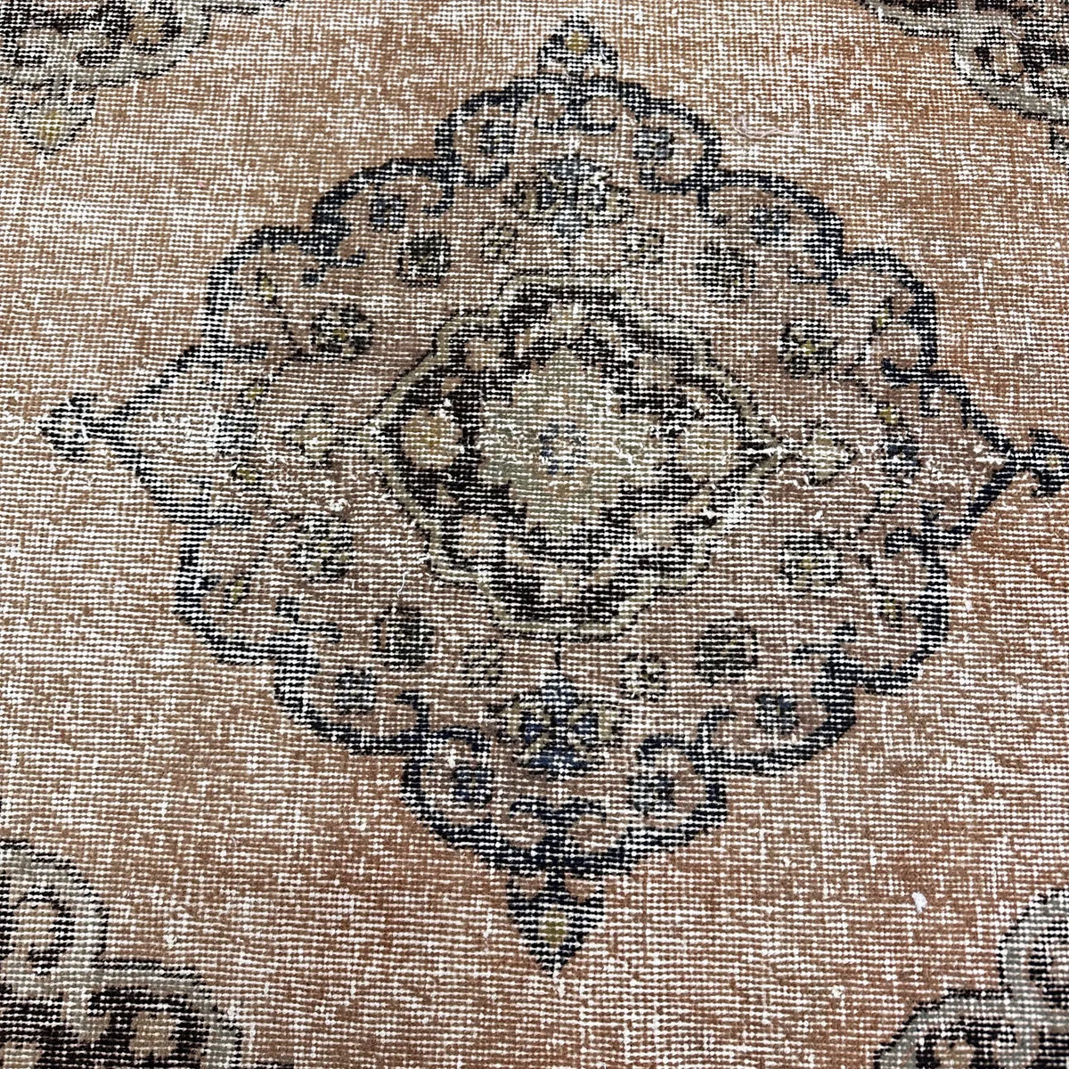 Vintage Turkish Accent Area rug 2.6 x 9.3 ft