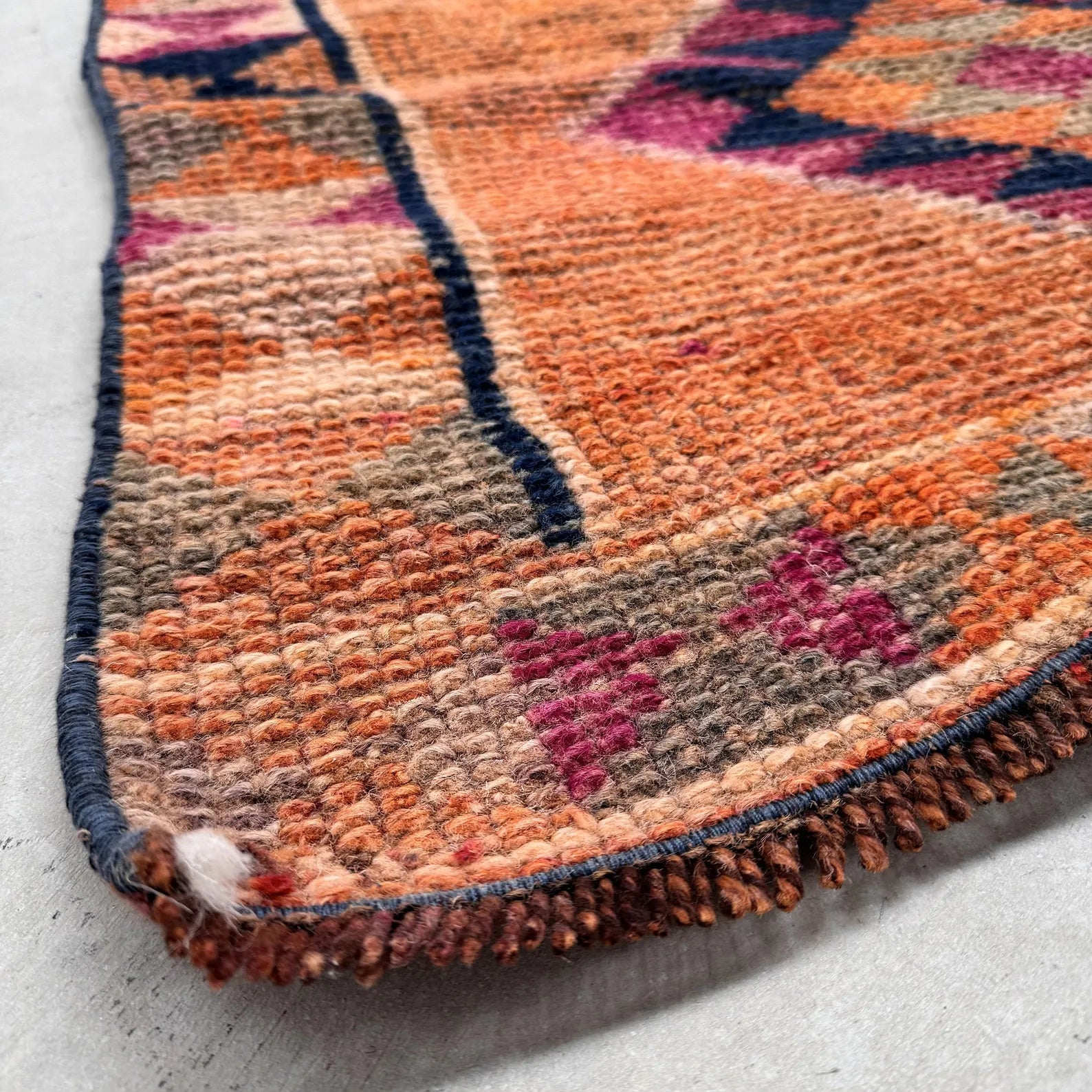 Vintage Turkish Runner Rug 2.7 x 11.5 ft