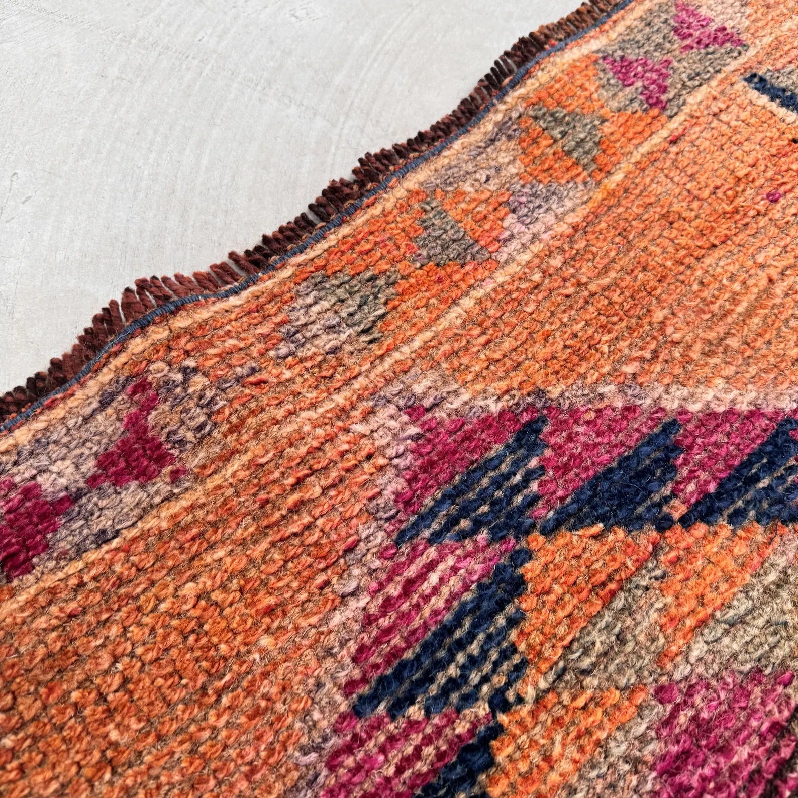 Vintage Turkish Runner Rug 2.7 x 11.5 ft